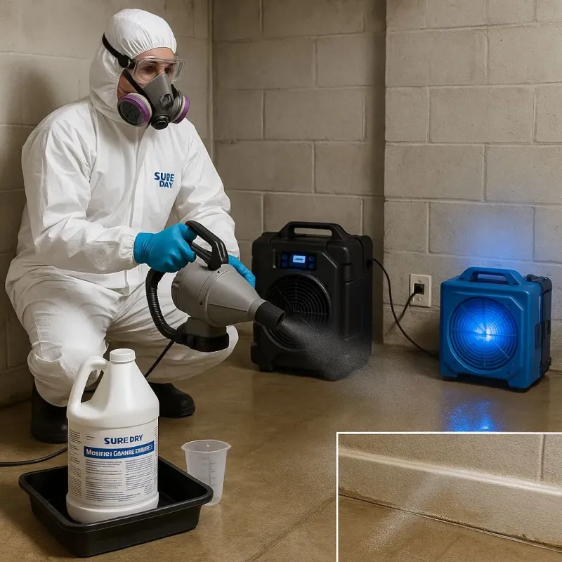 Sanitization and Odor Removal process in Sherman, TX