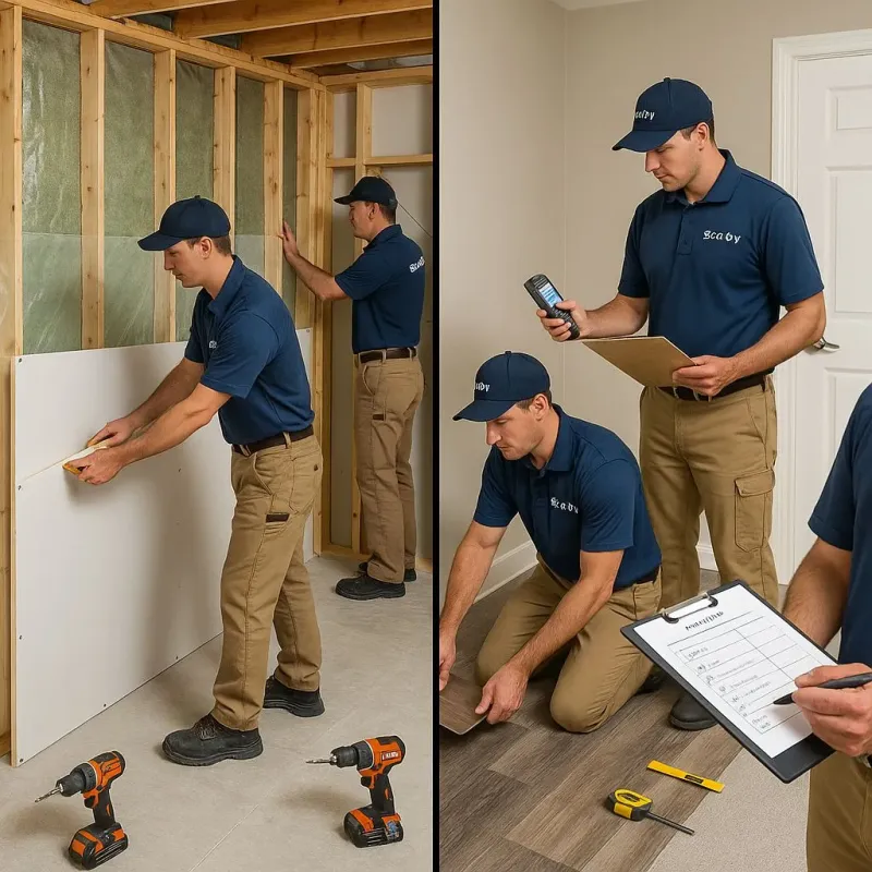Repairs and Reconstruction process in Sherman, TX